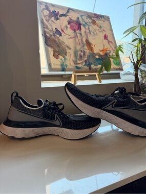 Nike React Infinity Run Flyknit | Black & White | Size [SIZE 12]